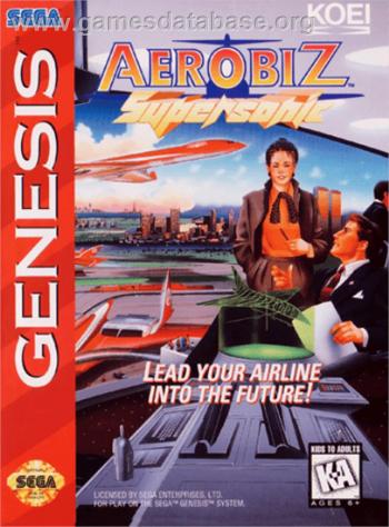 Cover Aerobiz Supersonic for Genesis - Mega Drive
